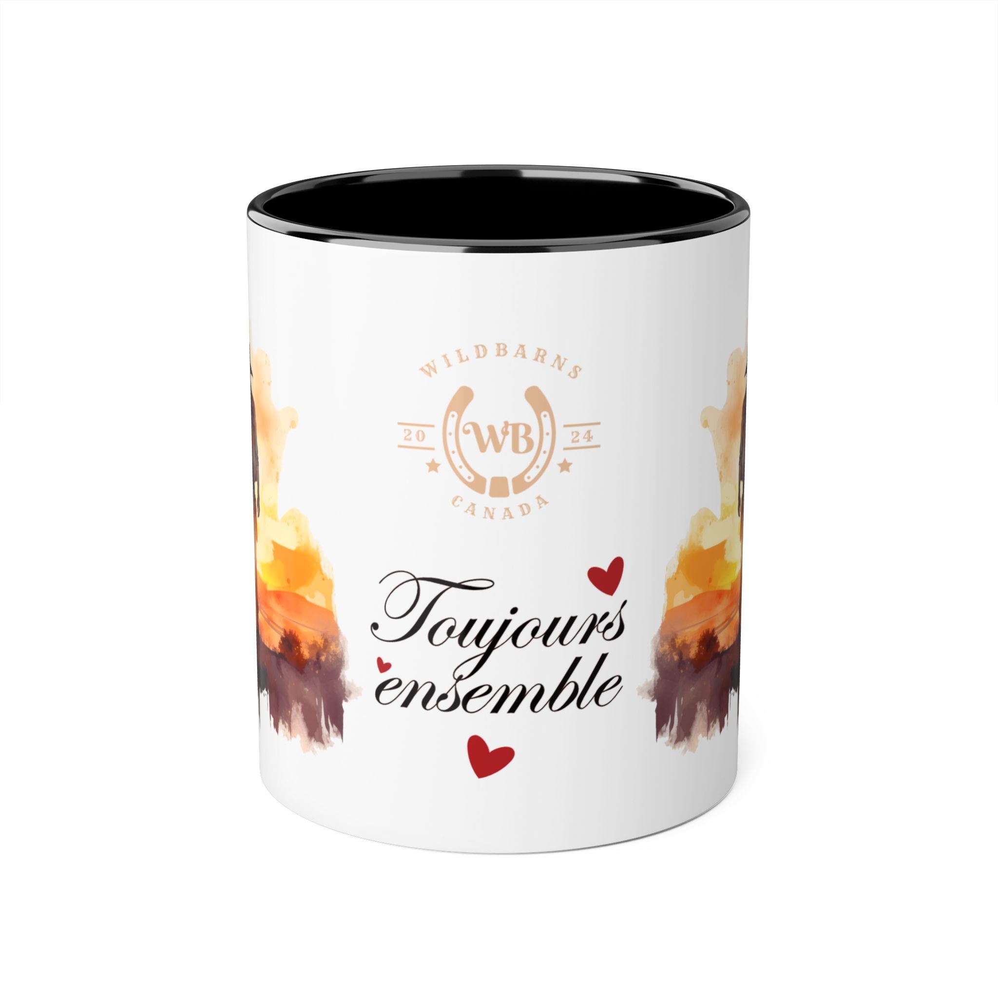 Tasse noire - Western lovers