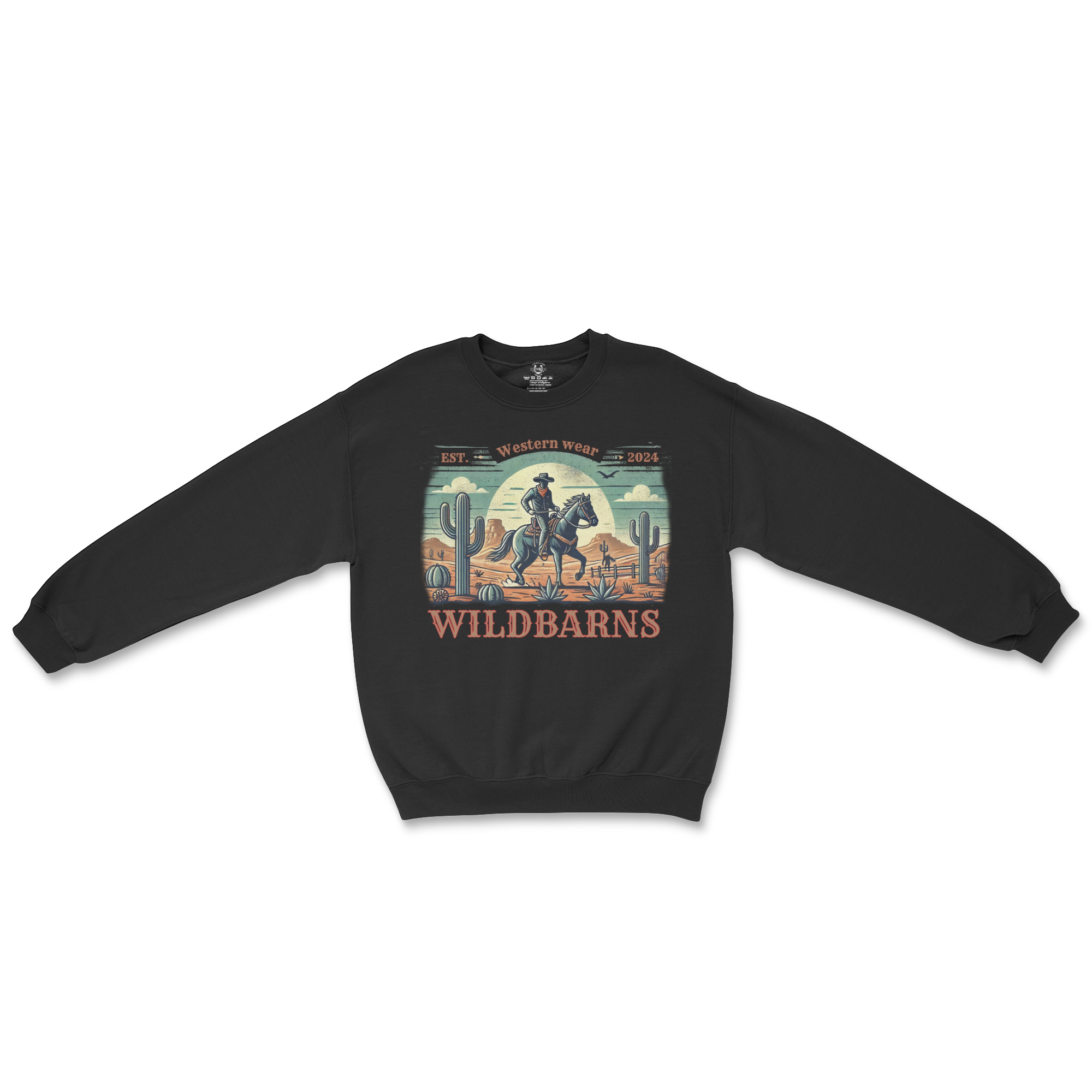 Crewneck Enfants - Western Wear | Noir