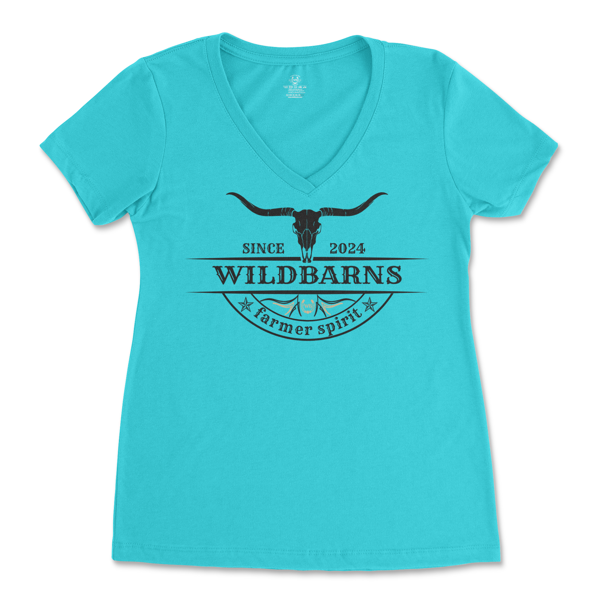 Women's T-Shirt - V-Neck | Tahiti Blue