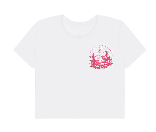 Crop Top - Riding rose | Blanc