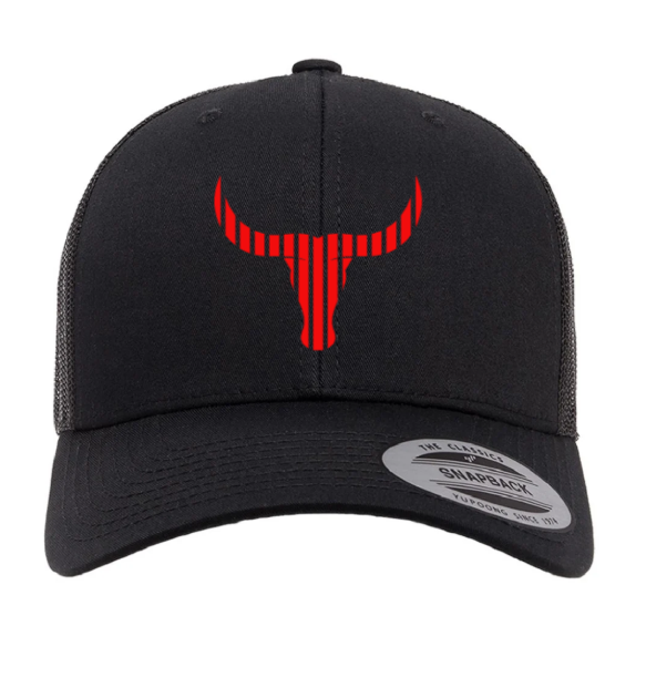 Casquette - Longhorn rouge | Noir