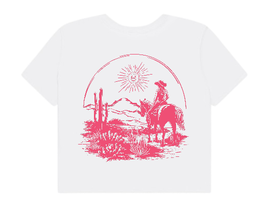 Crop Top - Riding rose | Blanc