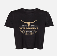 Crop Top - Longhorn | Noir