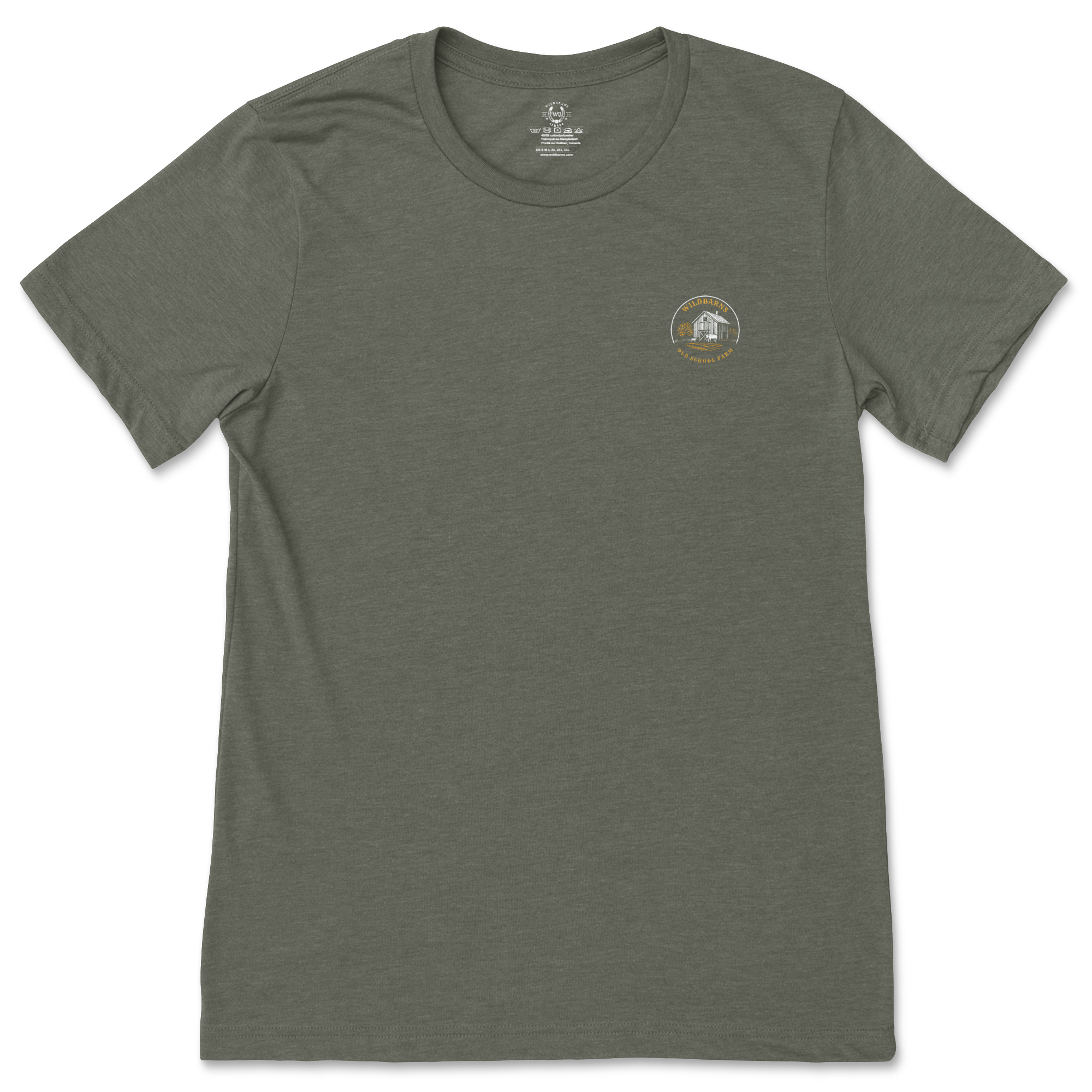 T-Shirt - Old Barn | Vert militaire