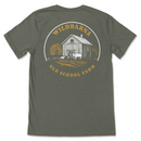 T-Shirt - Old Barn | Vert militaire
