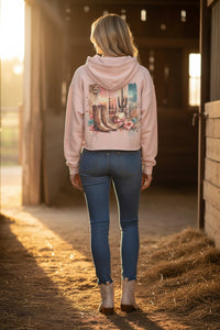 Adult Hoodie (cropped) | Desert Cowgirl