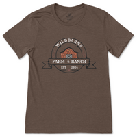 T-Shirt - Farm & Ranch | Brun
