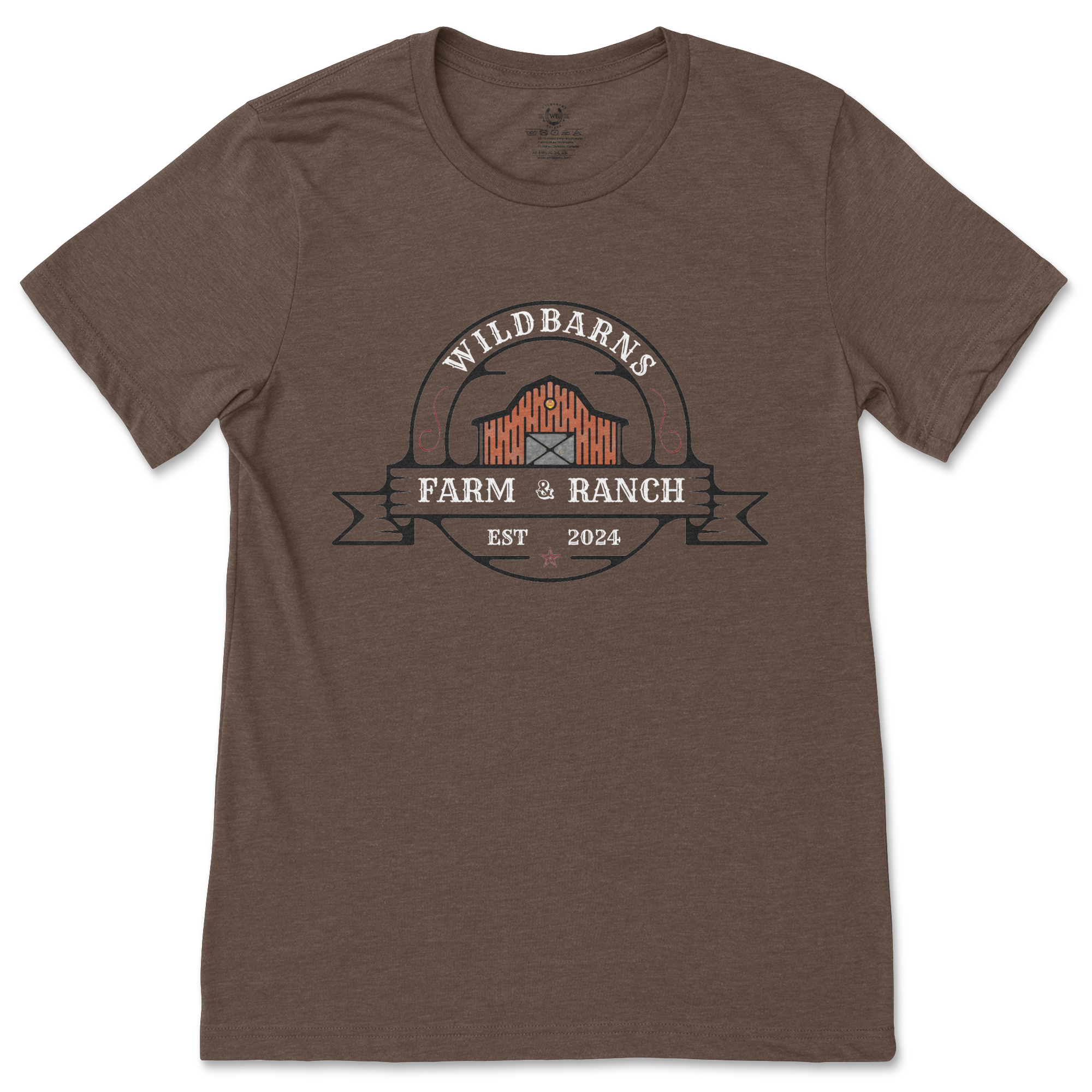 T-Shirt - Farm & Ranch | Brun