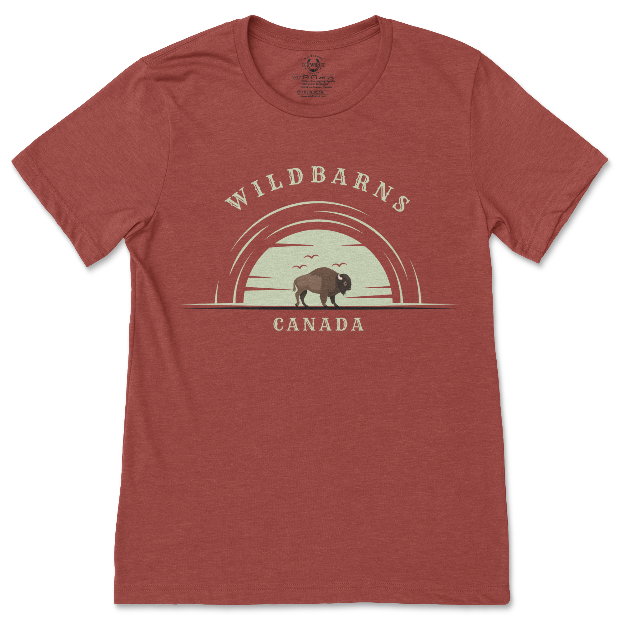 T-Shirt Adultes - Bison | Argile
