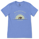 T-Shirt Adultes - Bison | Bleu chiné