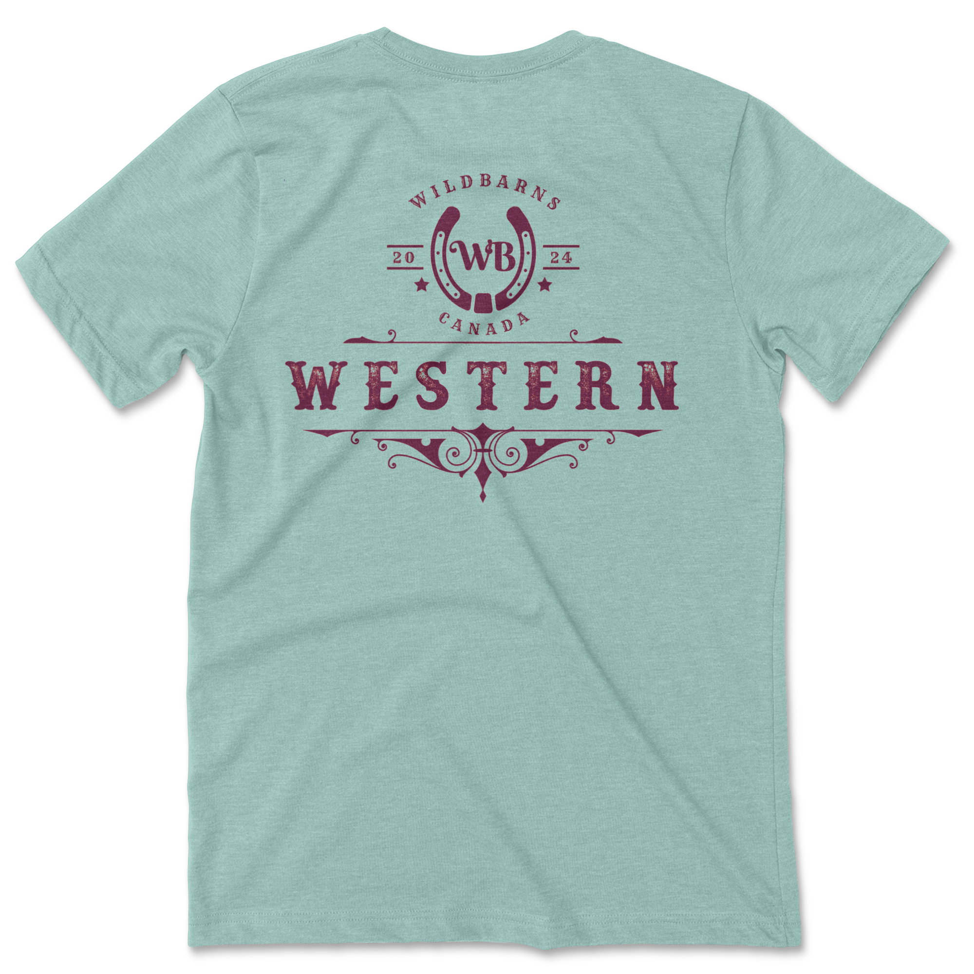 T-Shirt - Western (rouge) | Menthe