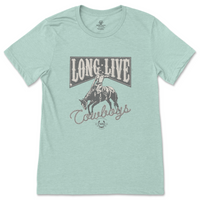 T-Shirt Adultes - Long live Cowboy | Menthe