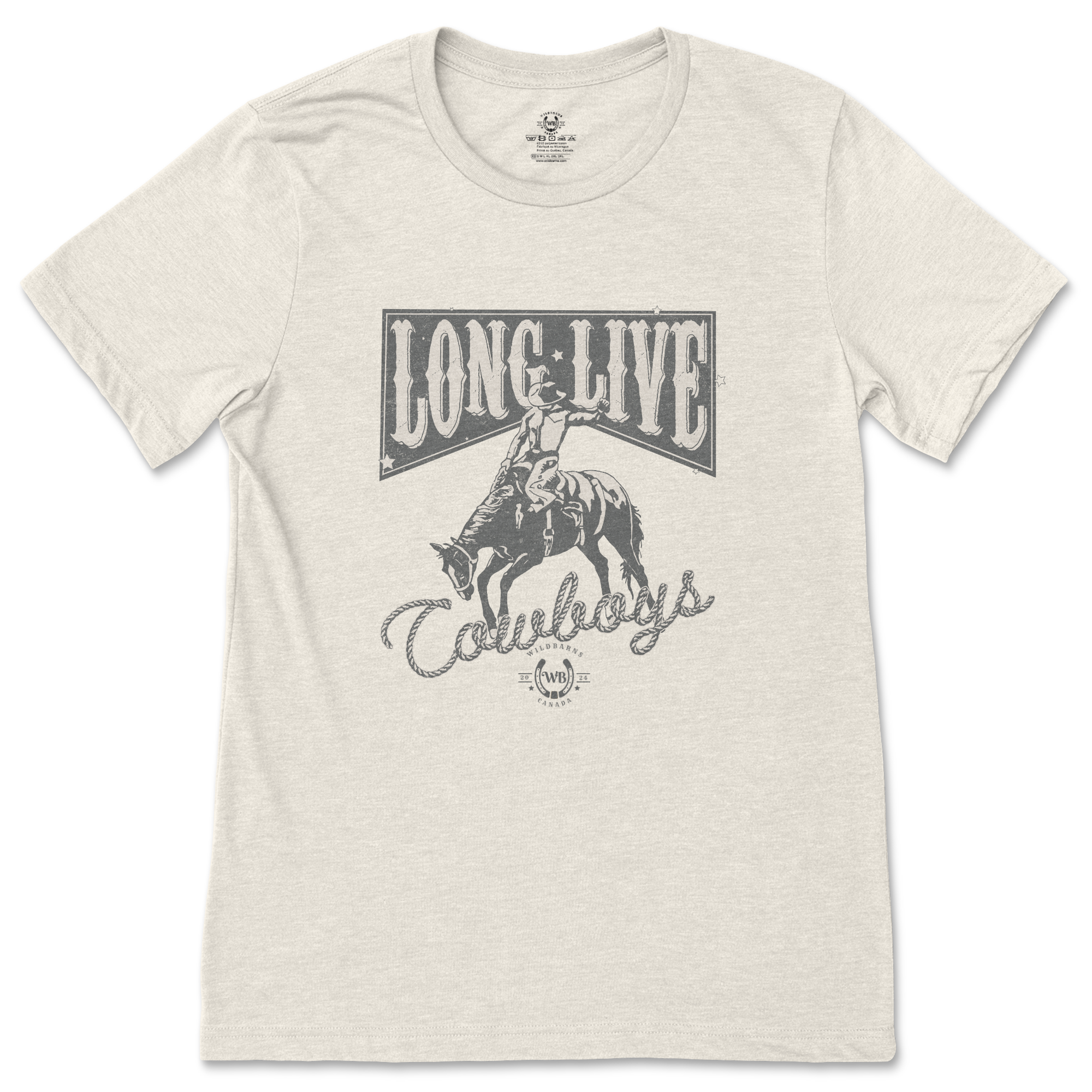 T-Shirt Adultes - Long live Cowboy | Sable