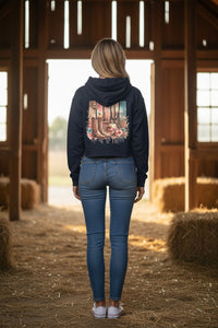 Adult Hoodie (cropped) | Desert Cowgirl