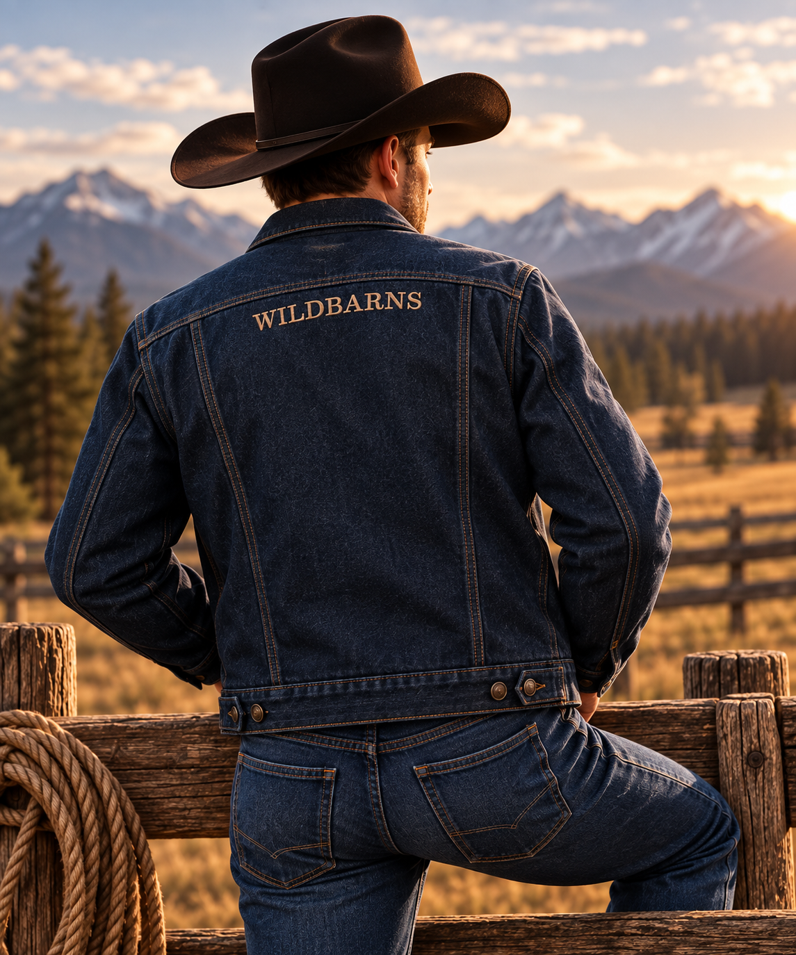 Adultes Hommes | Veste Jeans doublure Sherpa