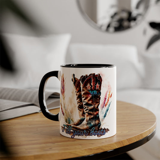 Black mug - Fill your boots