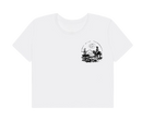 Crop Top Tank  - Riding (black) | White