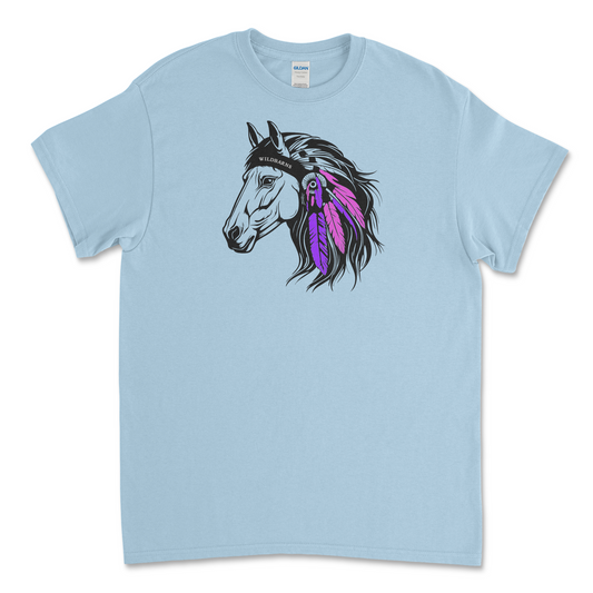 T-Shirt Enfants Cheval plumes