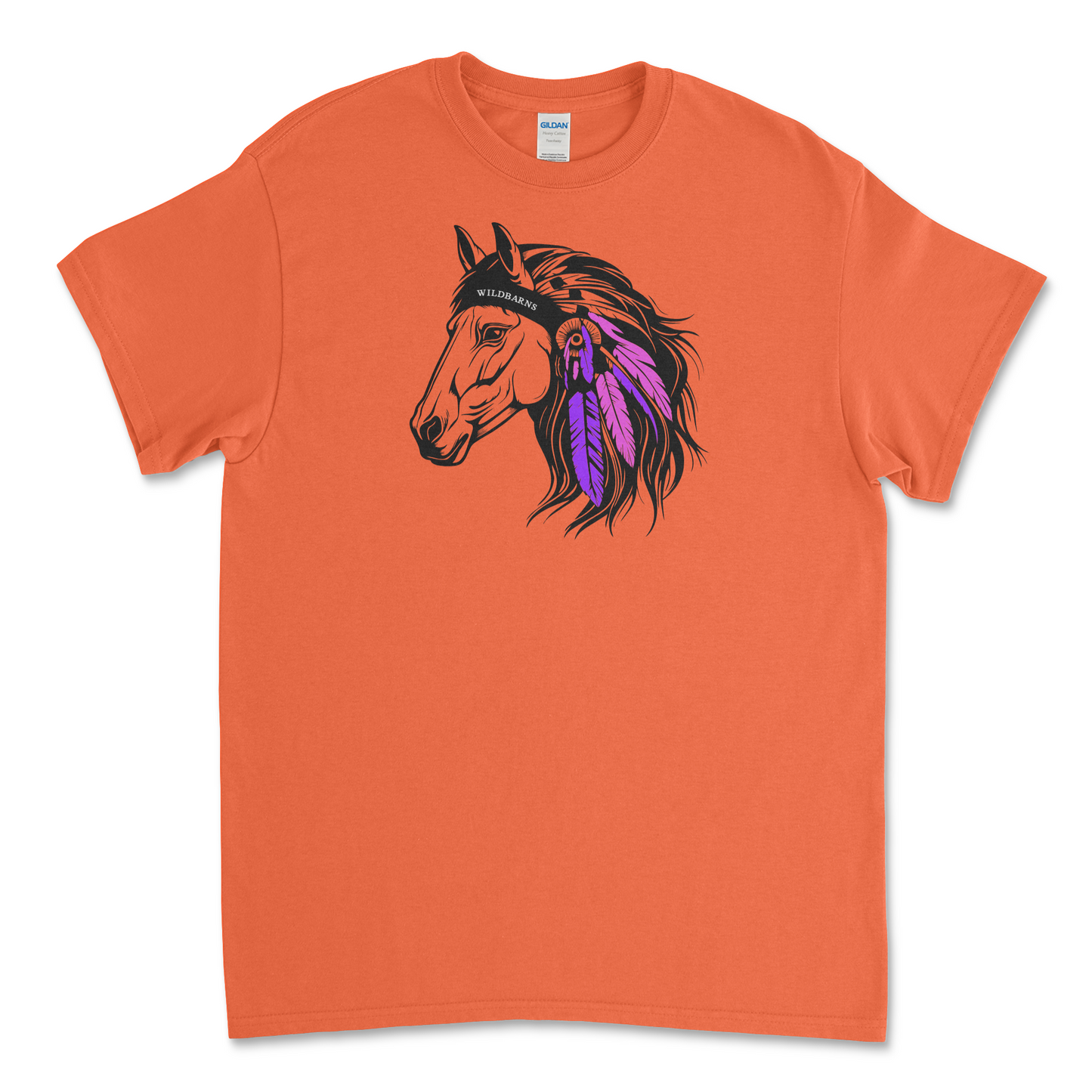 T-Shirt Enfants Cheval plumes