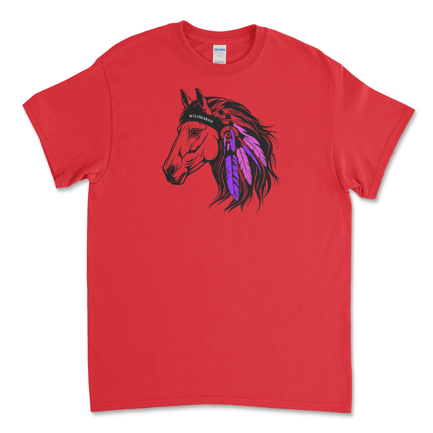 T-Shirt Enfants Cheval plumes