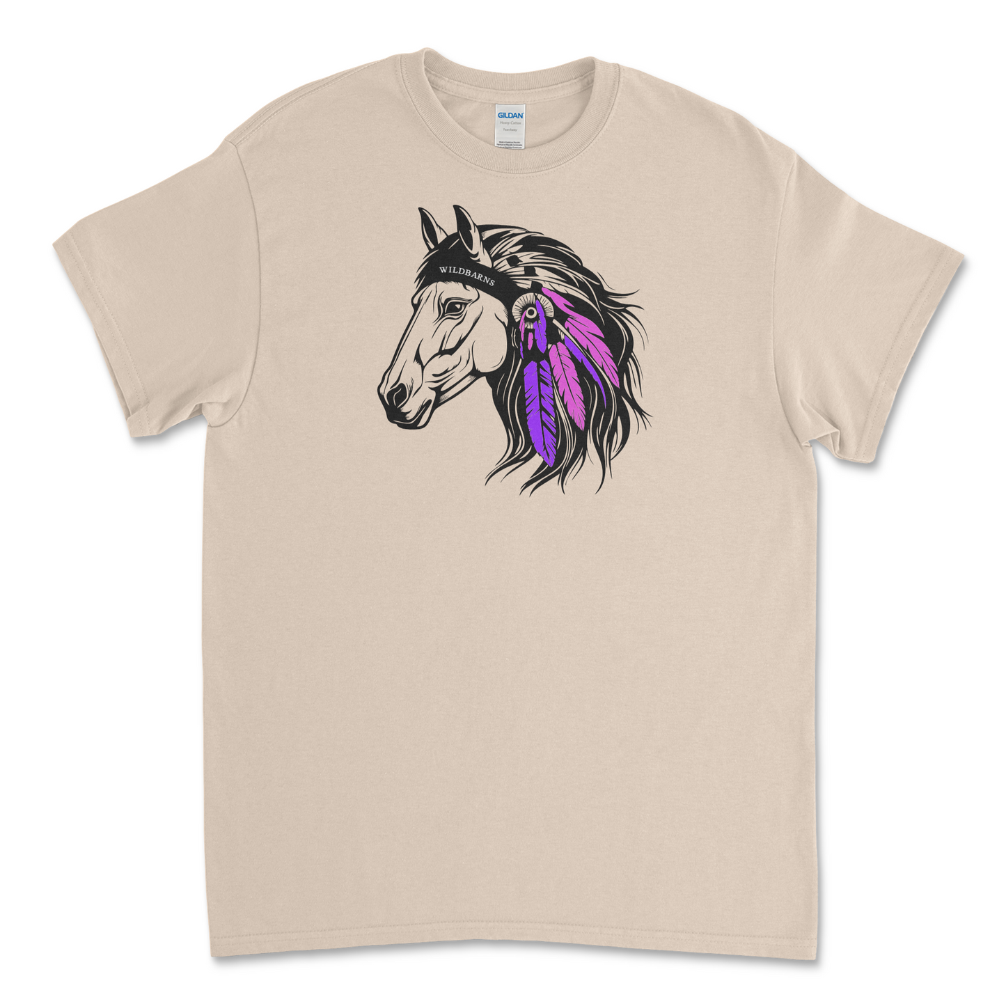 T-Shirt Enfants Cheval plumes