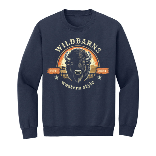 Kids Crewneck - Buffalo | Black