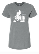 Women's White Long Live Cowgirl T-Shirt