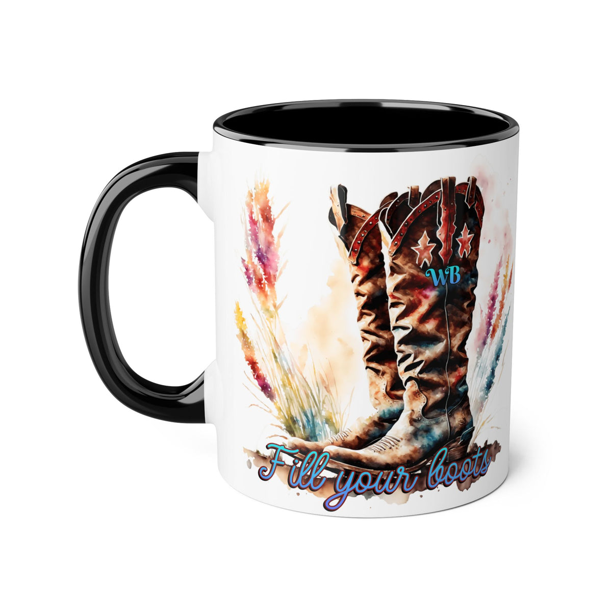Black mug - Fill your boots