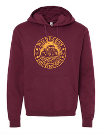Adult Hoodie - Tractor | Bordeaux