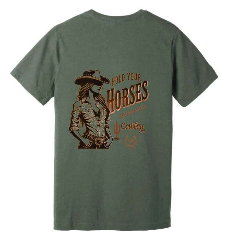 Adults T-Shirt | Hold your horses