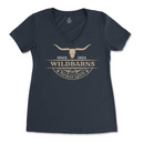 T-Shirt Col V - Longhorn 3 | Marine