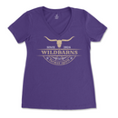 T-Shirt Col V - Longhorn 3 | Violet