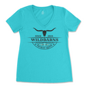 Women's T-Shirt - V-Neck | Tahiti Blue