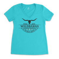 Women's T-Shirt - V-Neck | Tahiti Blue