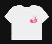 Crop Top - Riding (pink) | White