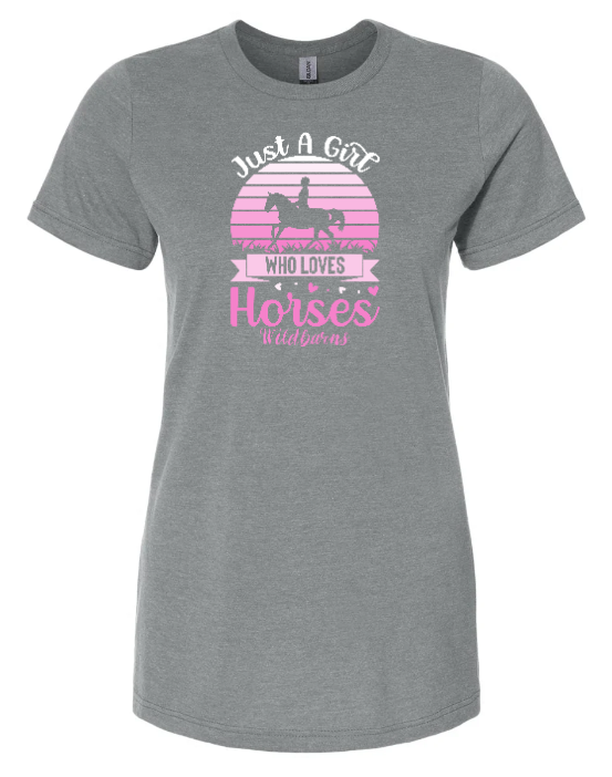 T-Shirt Femmes Love Horses