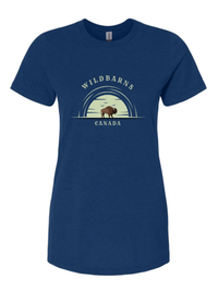 T-Shirt Femmes - Bison | Bleu