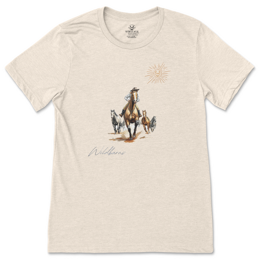 Adults T-Shirt - Race | Heather Dust