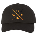 Classic Cap - Orange cross | Black