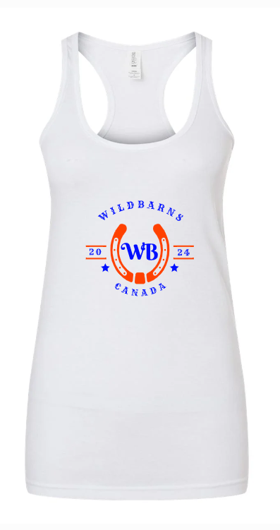 Camisole WB bleu-orange | Blanc