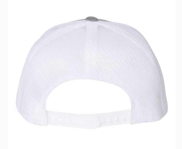 Casquette Croix noire | Gris-blanc