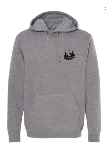 Hoodie Femmes - Riding | Gris chiné