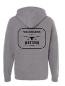 Adults Hoodie Long Horn (back)