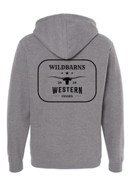 Adults Hoodie Long Horn (back)