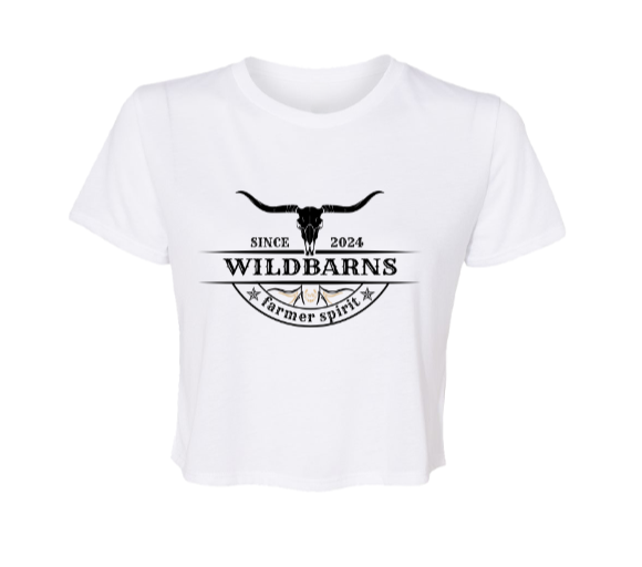 Crop Top - Longhorn | Blanc