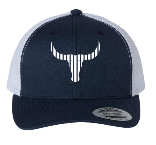Casquette - Longhorn blanc | Marine-Blanc