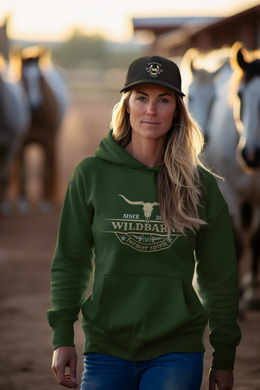 Adults Hoodie - LH3 - Green Forest