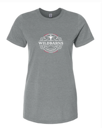 T-Shirt Femmes - Longhorn blanc | Métallique