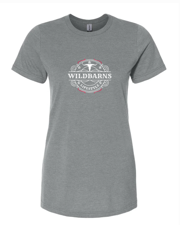 T-Shirt Femmes - Longhorn blanc | Métallique