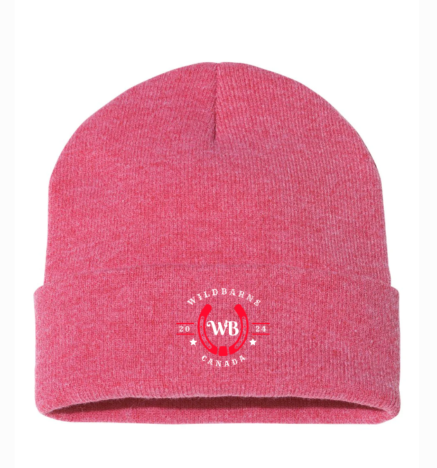 Tuque WB rouge-blanc